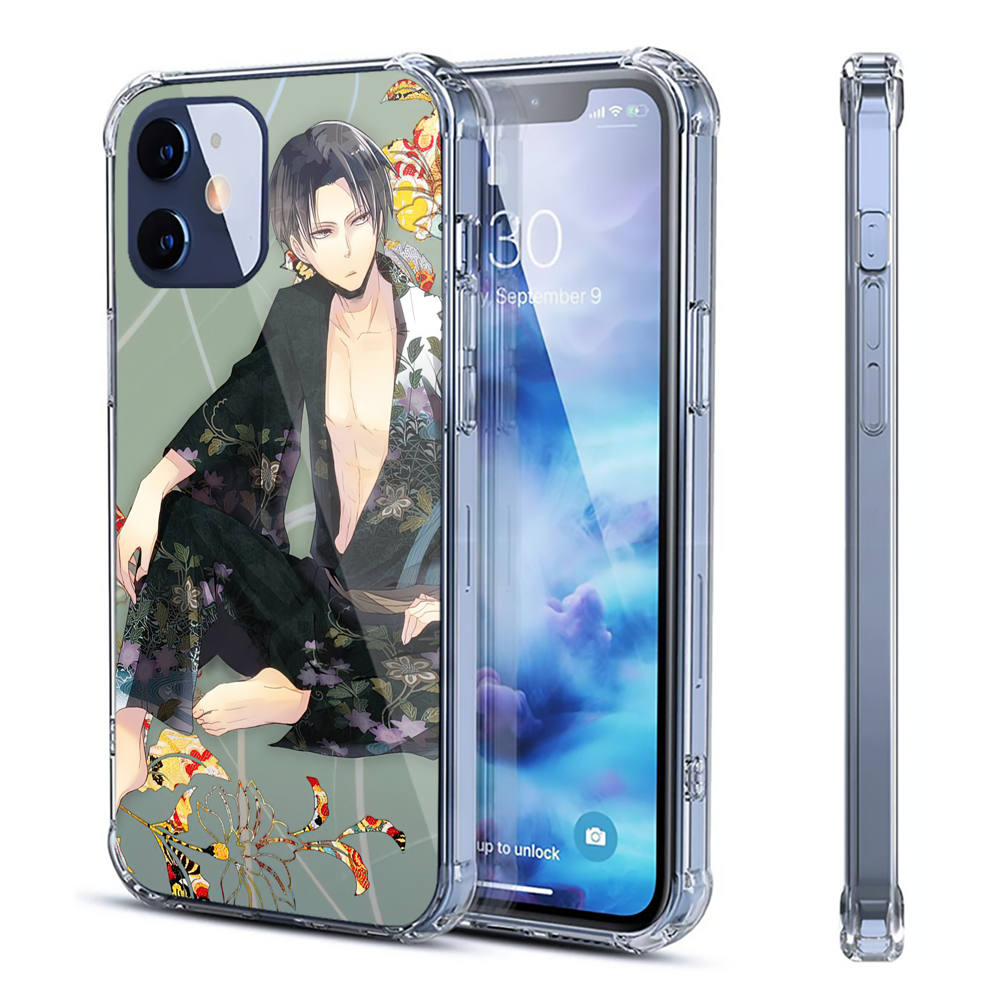 （画像用） 進撃の巨人 Attack on Titan 【iPhone 12シリーズ対応】透明スマホケース（クリアソフトケース）